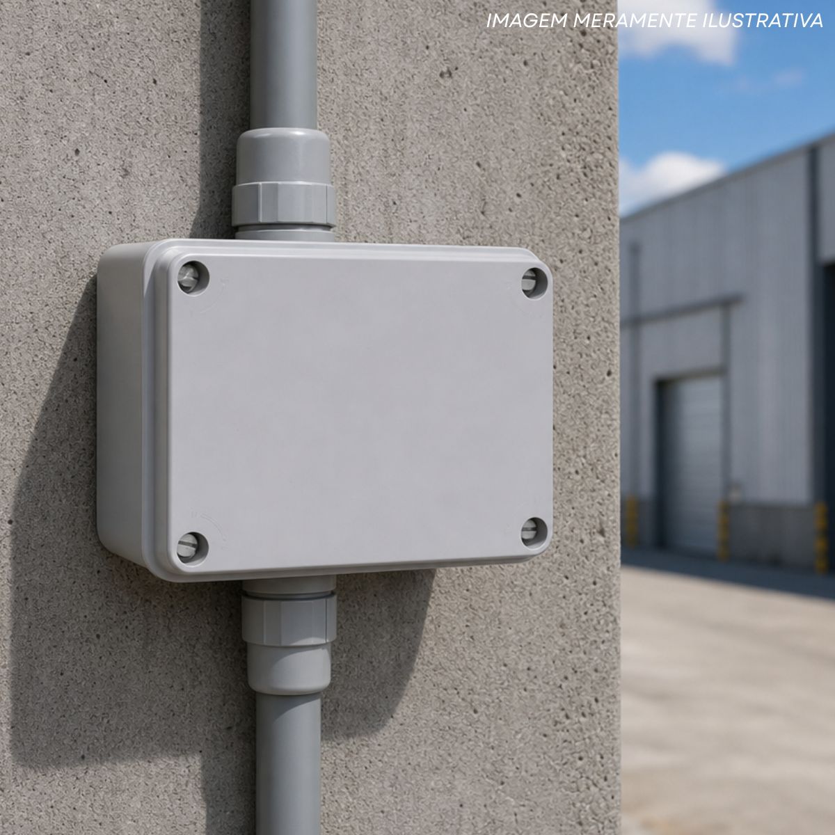 Caixa De Derivação Tampa Opaca Cbox-Ob-Alt 150X110X70Mm Com Dobradiça Ip66 914053 - Cemar