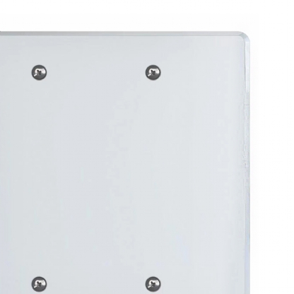 Placa Acabamento Cego 4X4 Gris Cinza - Blux