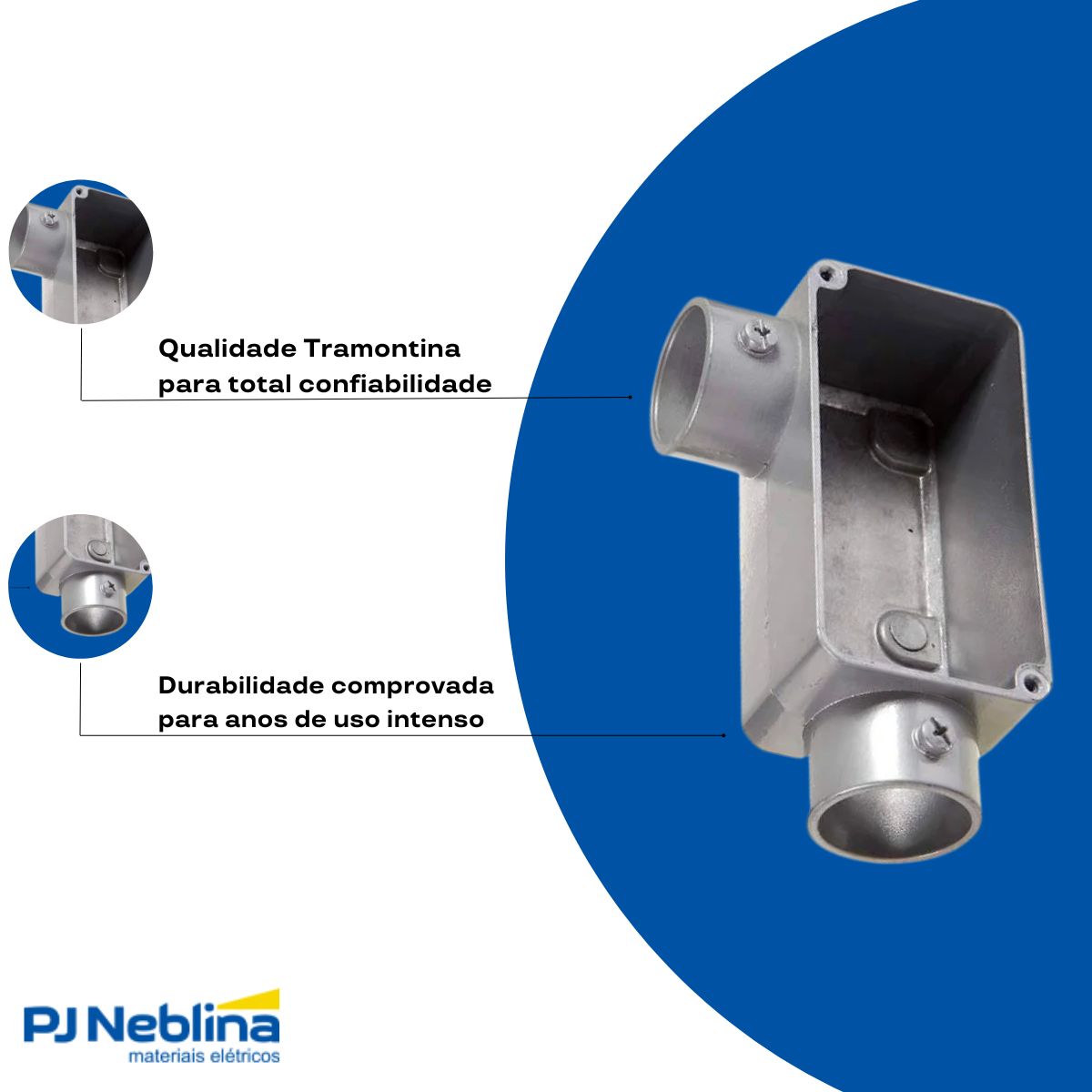 Condulete Aluminio Fixo Tipo Lr 1pol S/rosca S/pintura S/tam