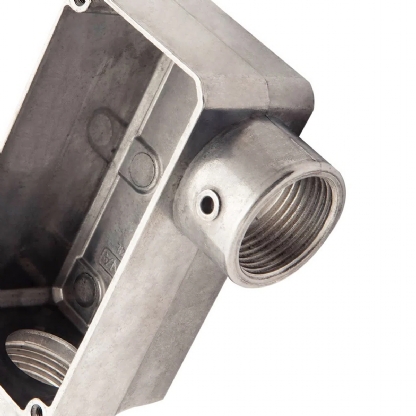 Condulete Alumínio Fixo Tipo Ll 1 Polegada Sem Rosca Sem Pintura Sem Tampa Sem Vedação - Daisa