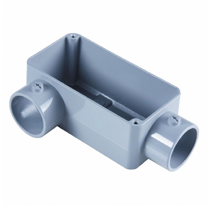 Condulete Alumínio Fixo Tipo Ll 1 Polegada Sem Rosca Sem Pintura Sem Tampa Sem Vedação - Tramontina