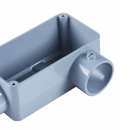 Condulete Alumínio Fixo Tipo Ll 1 Polegada Sem Rosca Sem Pintura Sem Tampa Sem Vedação - Tramontina