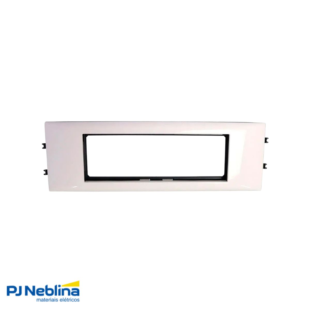 Placa Canaleta Tampa 65mm Mod Vela 4 Postos Bc Dlp Evolutiva