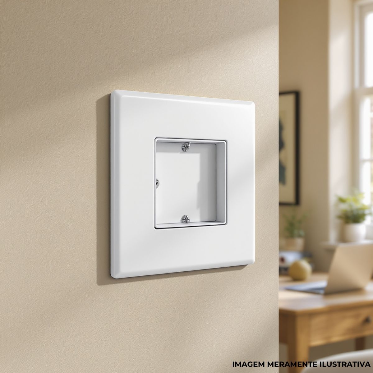 Placa Canaleta Tampa 65mm Mod Vela 4 Postos Bc Dlp Evolutiva