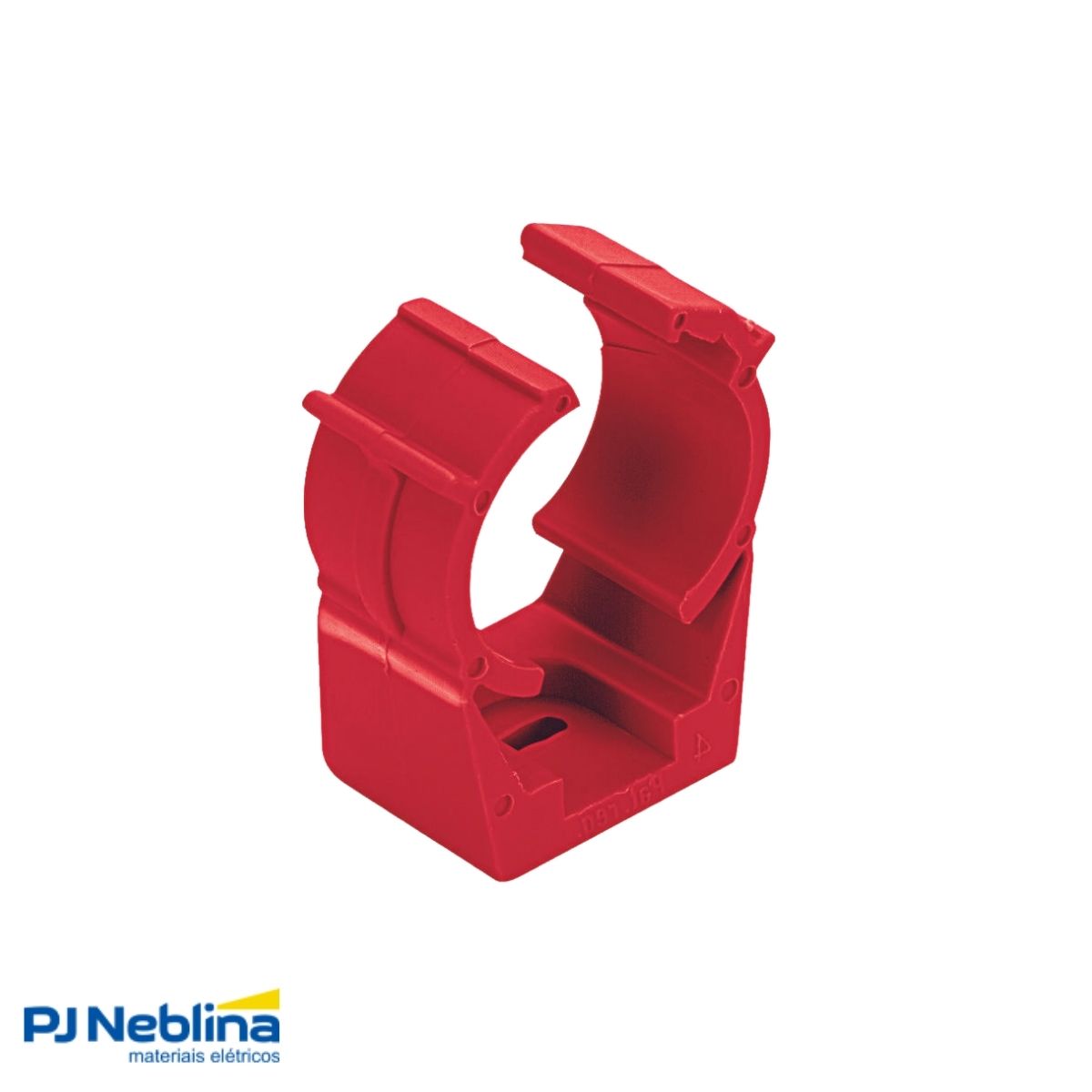 Braçadeira Eletroduto 1Pol Pvc Vermelho - Wetzel