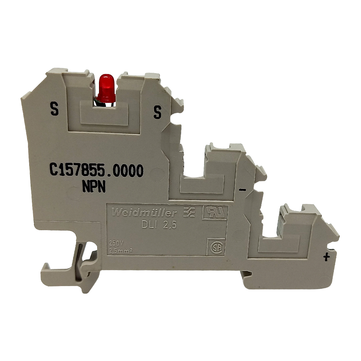 Conector Borne Passagem Sensor 4 Conexões 4,00mm 30V Bg Led 5-30Vcc DLI 2,5 LD VM NPN - Conexel