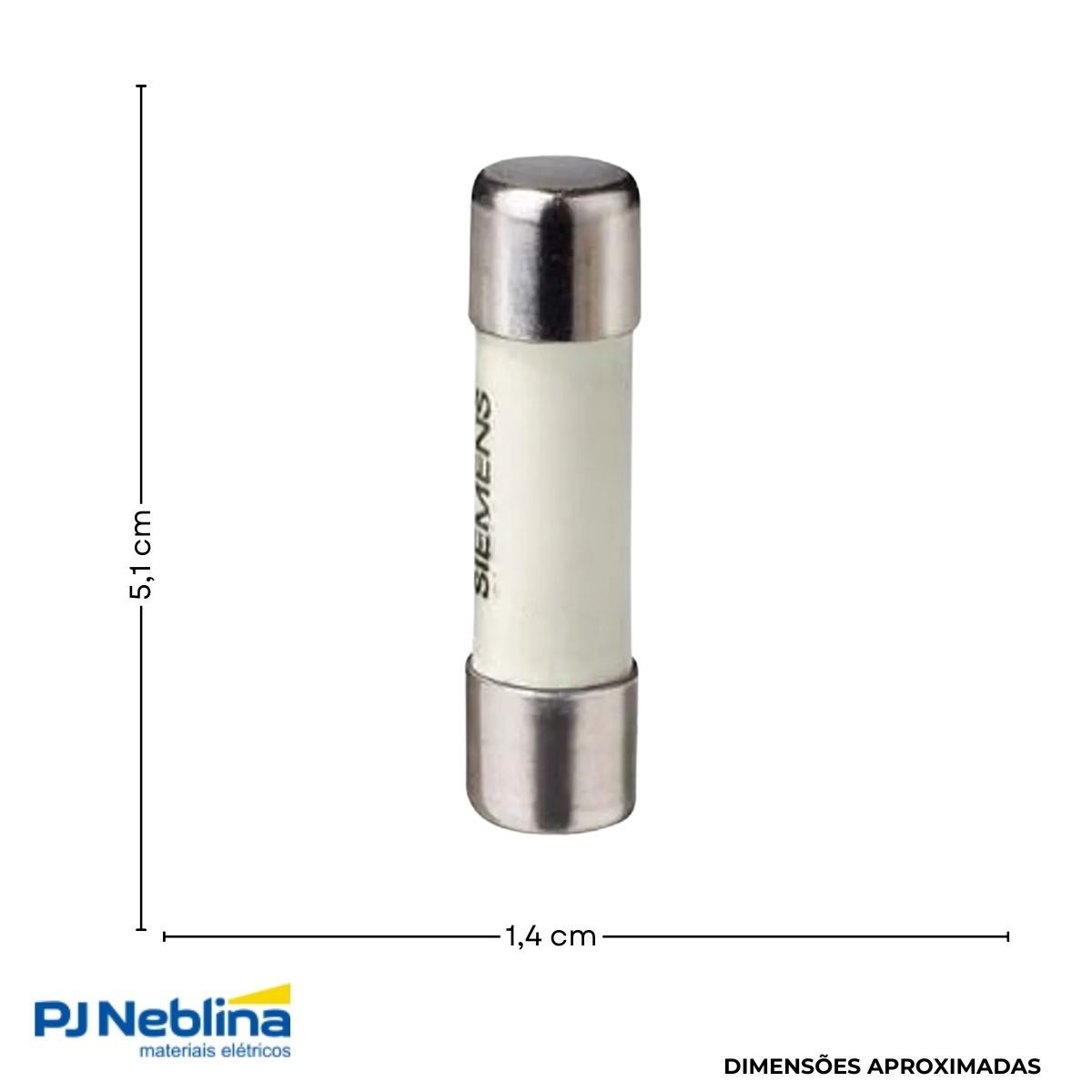 Fusível Cartucho Sitor Ultra Rápido Ar 50A 690V 14X51 mm - Siemens