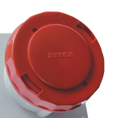 Tomada Industrial Fêmea Embutir 3P+T 63A 380/440V 6H Vermelho Newkon N4546 - Steck