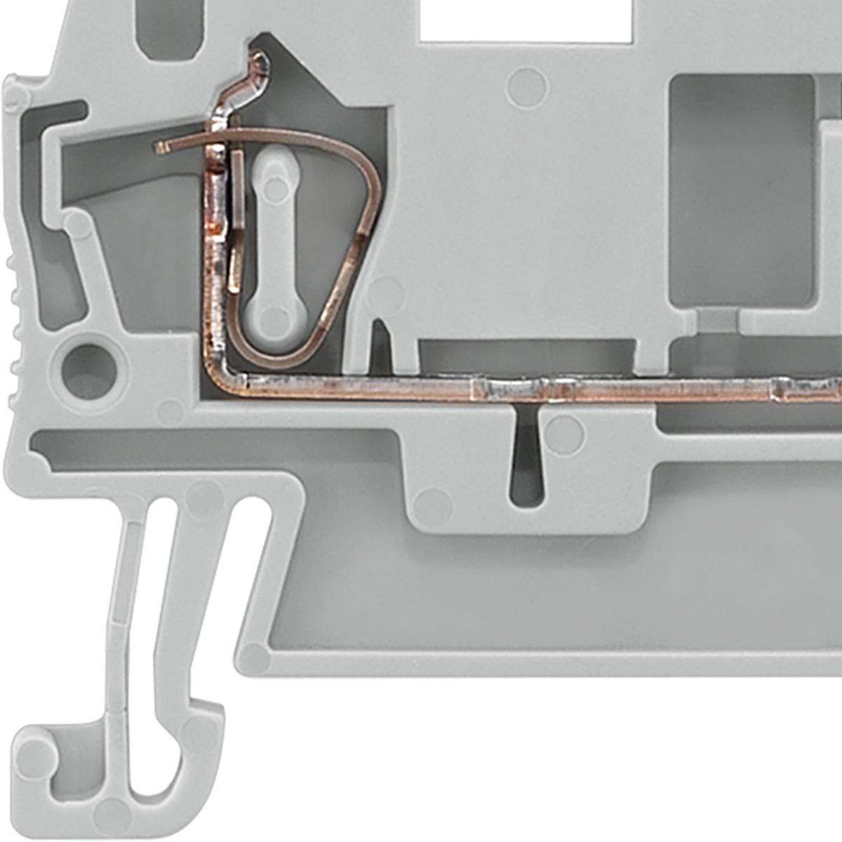Conector Borne Passagem 2 Conexões 4,00Mm 800V Cinza 8WH20000AF00 Siemens