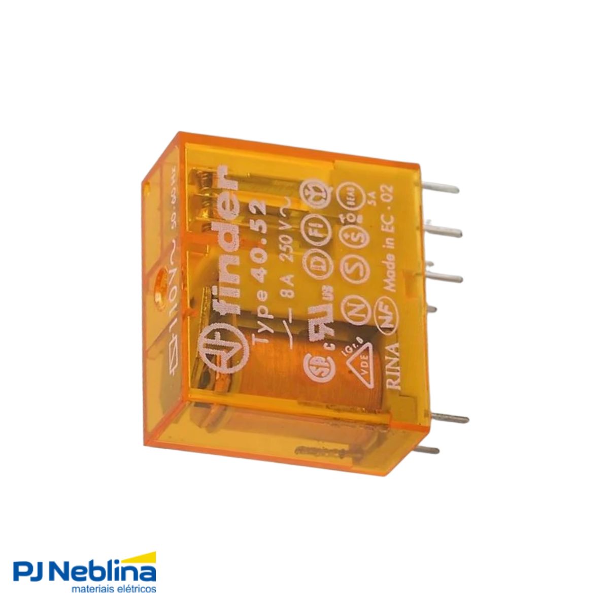 Rele Industrial Mini 8a 110vcc 2rev (dpdt)