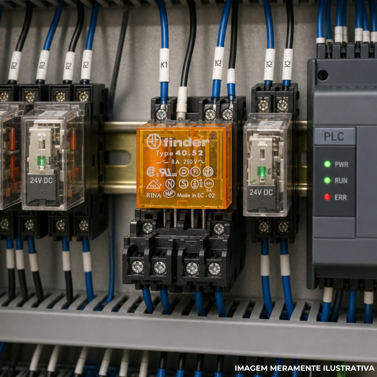 Rele Industrial Mini 8a 110vcc 2rev (dpdt)