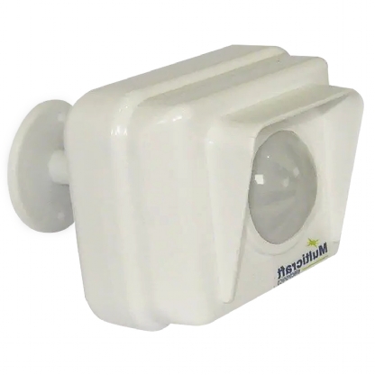Sensor Presença Com Fotocélula Sobrepor Bivolt Alcance 10 Metros Branco - Multicraft