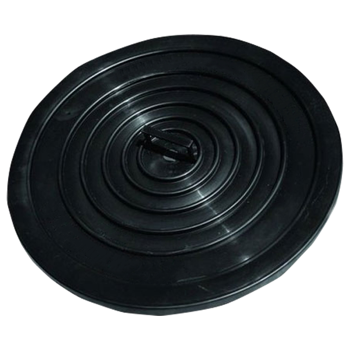 Tampa Para Caixa Inspeção Terra 300Mm Ferro Fundido Simples Preto - Paratec