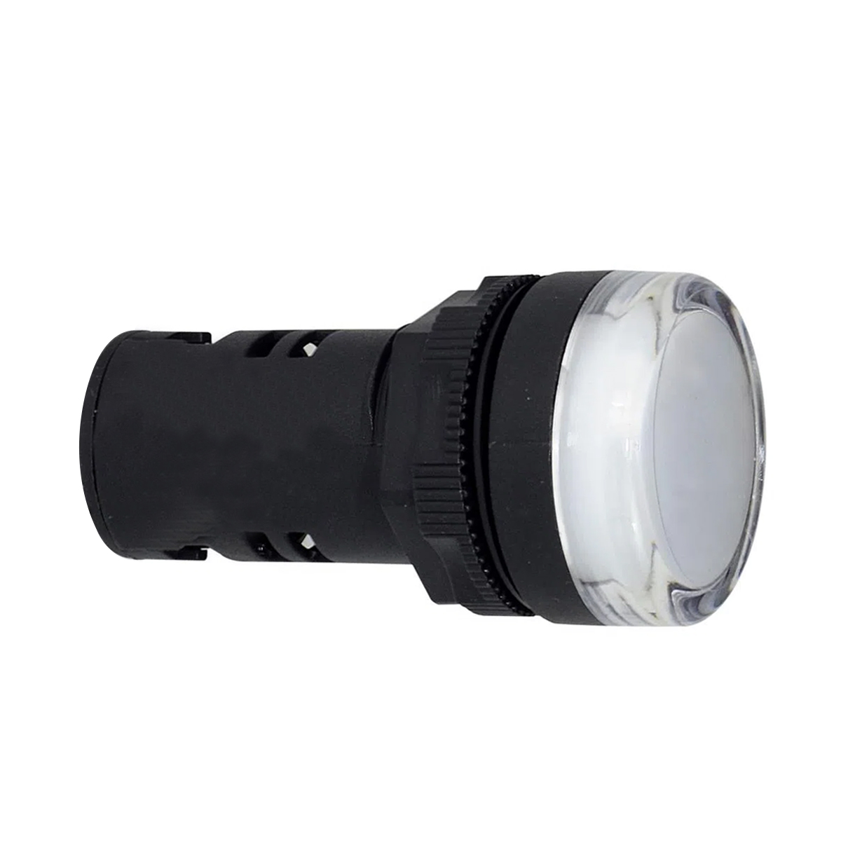 Sinaleiro Monobloco Redondo Plástico Branco 220Vca Led Ip66 Cew 22mm SM0-D23220VCA - WEG