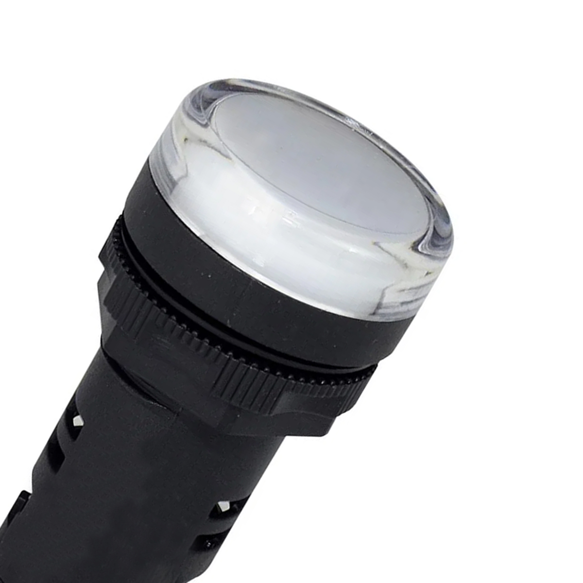 Sinaleiro Monobloco Redondo Plástico Branco 220Vca Led Ip66 Cew 22mm SM0-D23220VCA - WEG