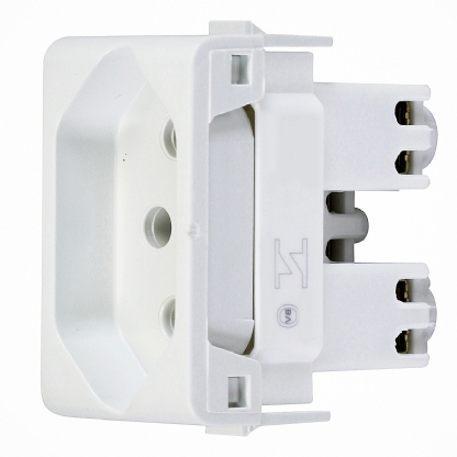 Módulo Tomada 10A Lunare Branco Polar - Schneider Electric