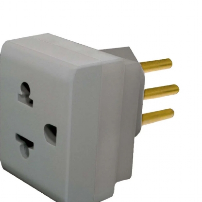 Adaptador Padrão Brasileiro 250V 10A Nbr14136 Cinza - Pial