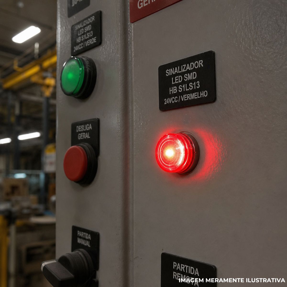 Lâmpada Led Sinalização Tubular 220V Ba9S Vermelha - Ace Schmersal