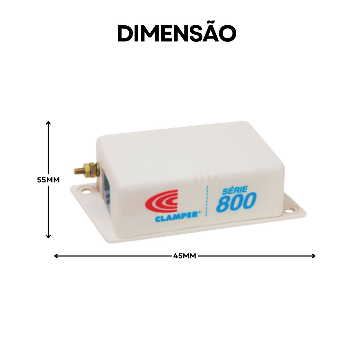 Protetor Surto Linha Dados Ethernet Cdi2069-9 100Mbits - Clamper