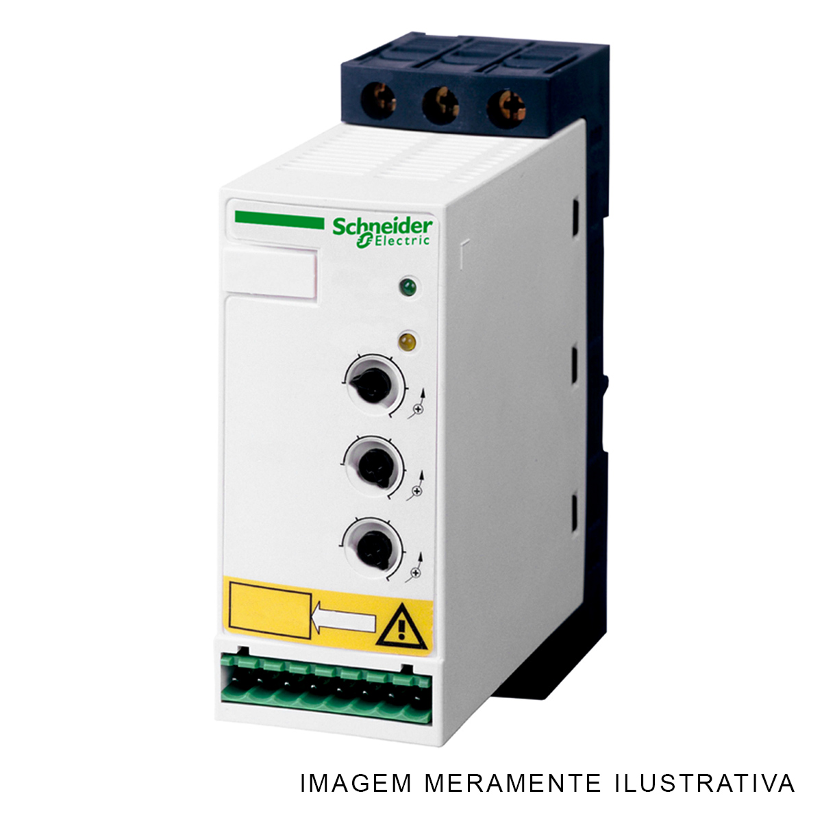 Softstart Partida/ Parada Trifásico 12A 5,5Kw 380/415V 50/60Hz ATS01N212QN - Schneider Eletric