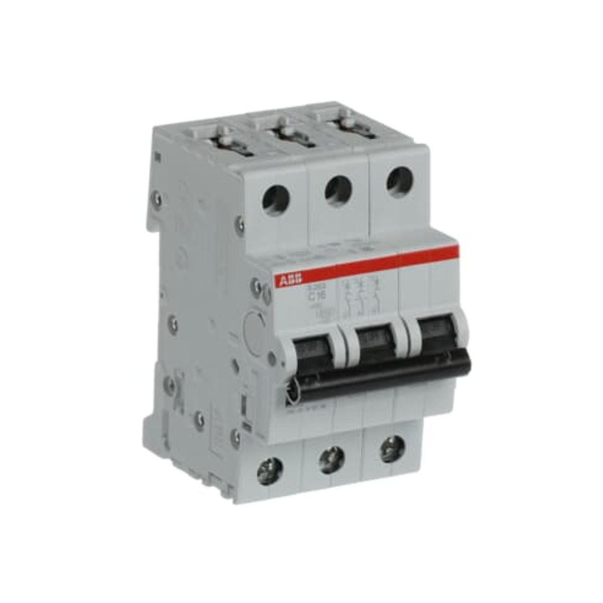 Disjuntor Mini Din Tripolar 16A Curva C 6Ka 230/400V - Abb