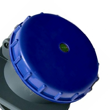 Tomada Industrial Fêmea Embutir 3P+T 125A 200/250V 9H Azul Albany A4649 - Steck