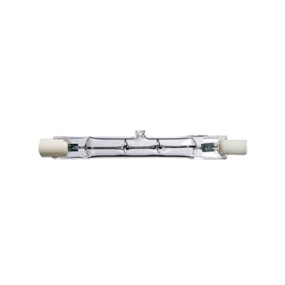 Lâmpada Halógena Palito 500W 220V R7S Luz Amarela 118Mm - Ourolux