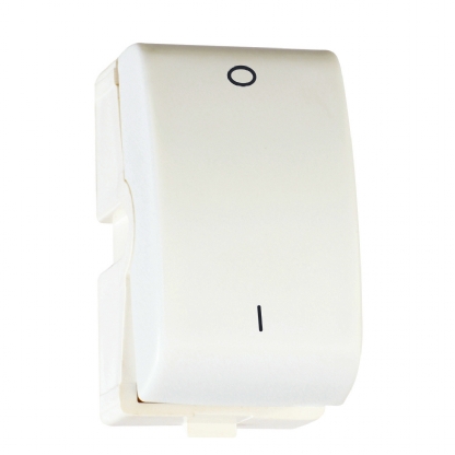 Módulo Interruptor Bipolar Paralelo 10A Lunare Branco Polar - Schneider Electric