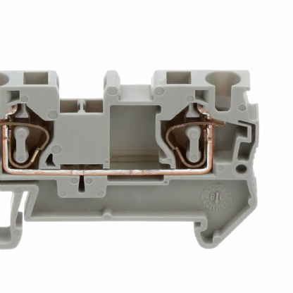 Conector Borne Passagem 2 Conexões 2,50mm 800V Cinza ST 2,5 - Phoenix