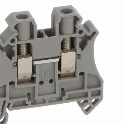 Conector Borne Passagem 2 Conexões 6,00mm 1000V Cinza UT 6 - Phoenix