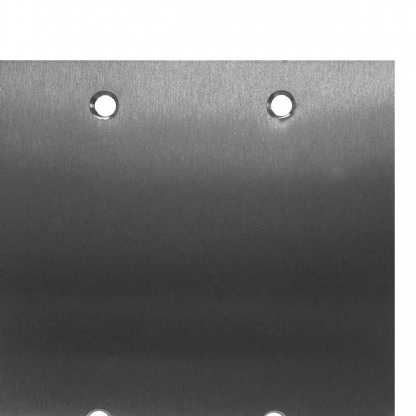 Placa Acabamento Cego Para Piso 4X4 Aço Inox - Stamplac