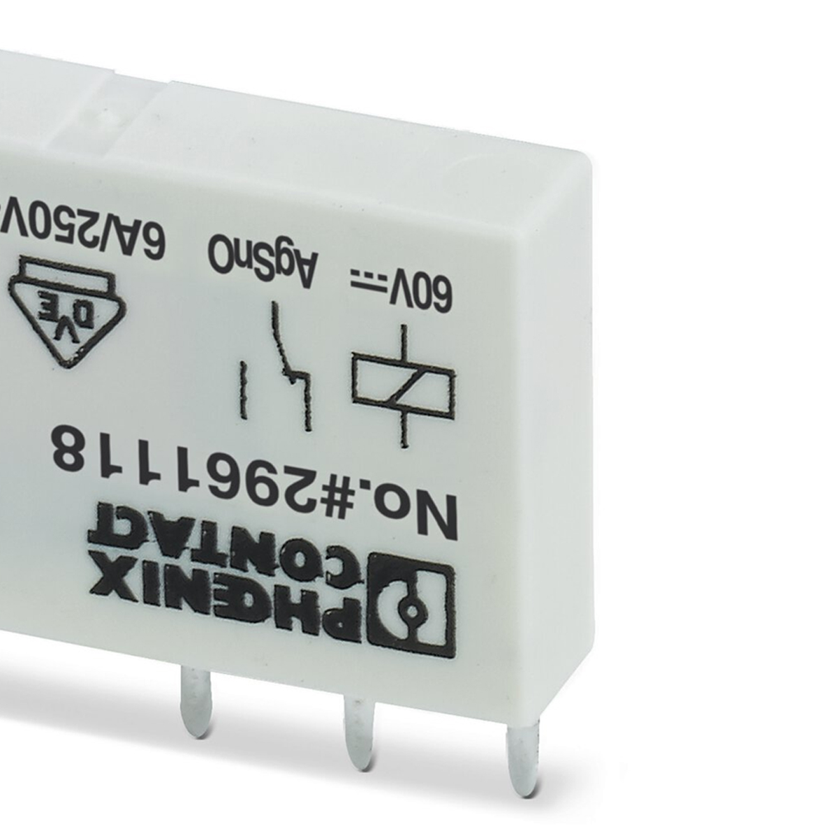 Relé Interface Mini 6A 60Vcc 1 Reversível - Phoenix