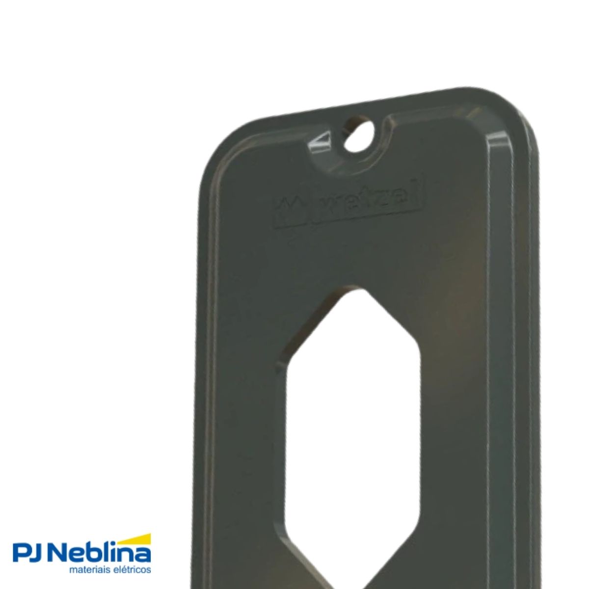 Tampa Condulete 1 Tom Hexagonal Vertical Pvc 1/2-3/4 Cz S/Vedação - Wetzel