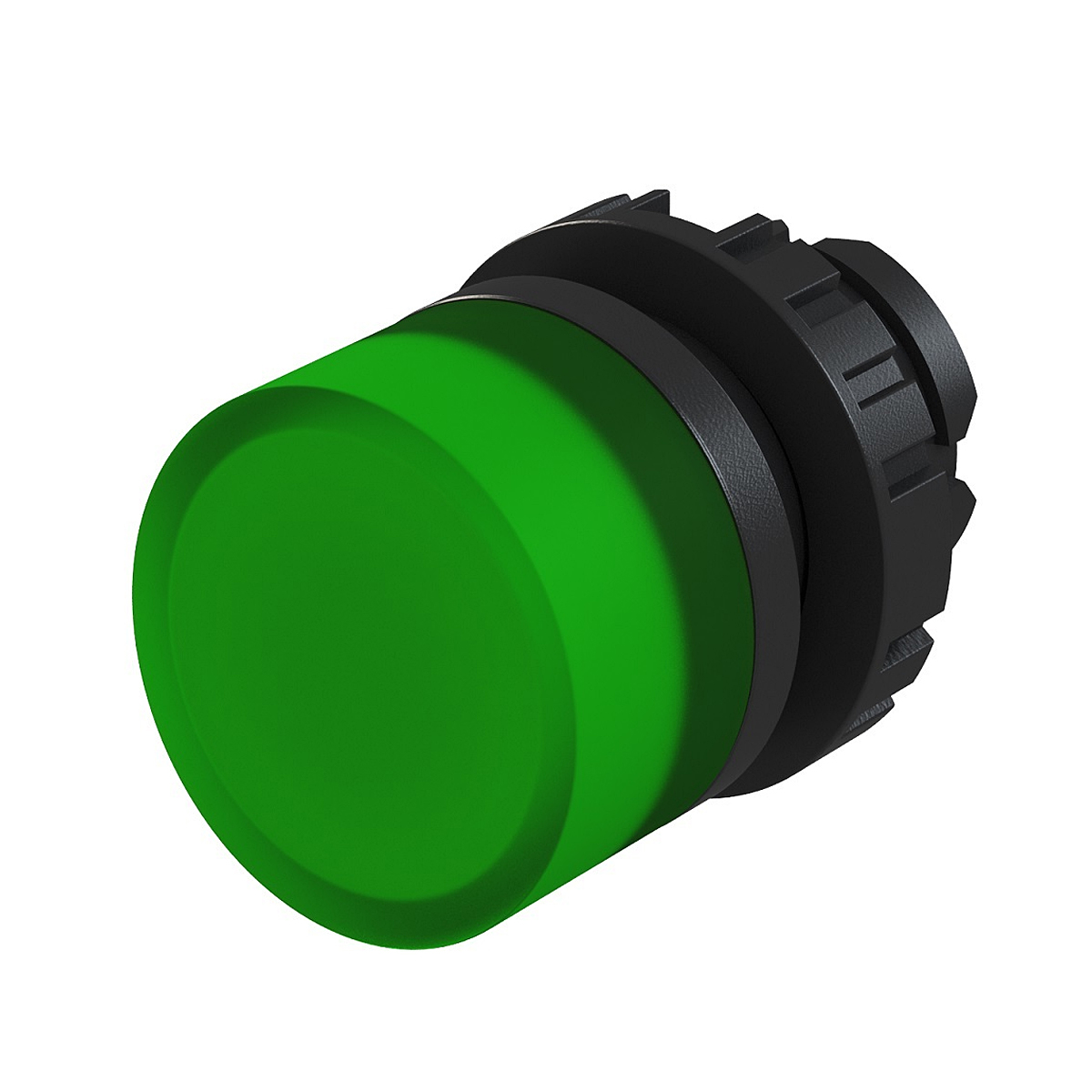 Sinaleiro Cabeçote Lente Difusa Plástico Verde 220-240Vca Diodo Csw 22mm Resistor SD2-FD66-3VF - WEG