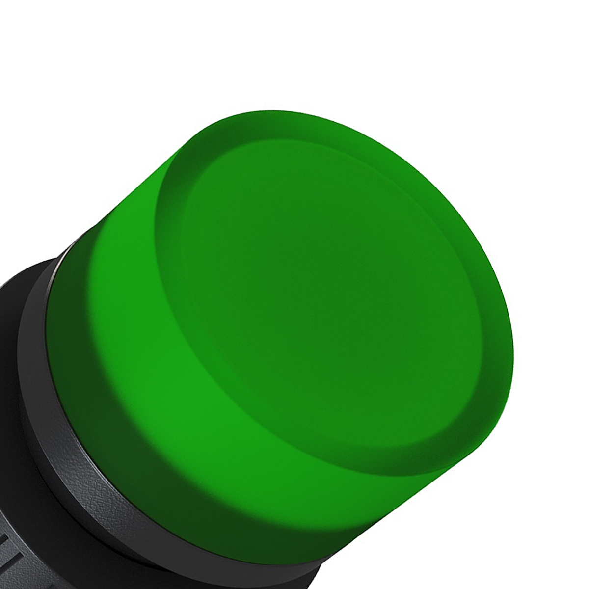 Sinaleiro Cabeçote Lente Difusa Plástico Verde 220-240Vca Diodo Csw 22mm Resistor SD2-FD66-3VF - WEG