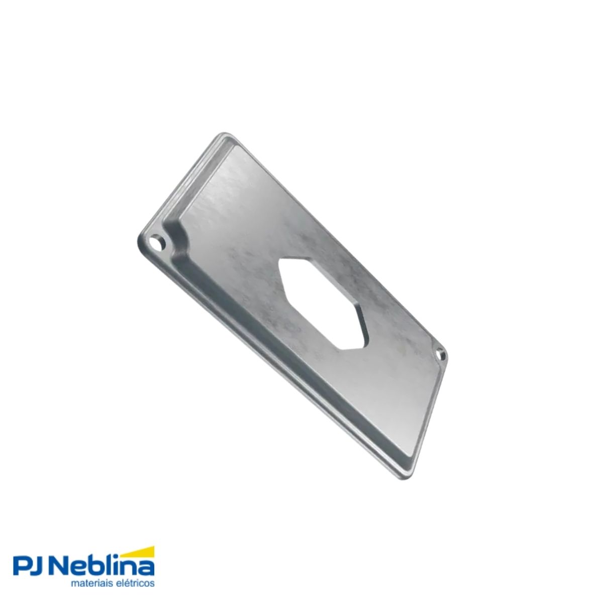Tampa Condulete 1 Tom Hexagonal Vertical Alumínio 1Pol S/Pintura S/Vedação - Wetzel