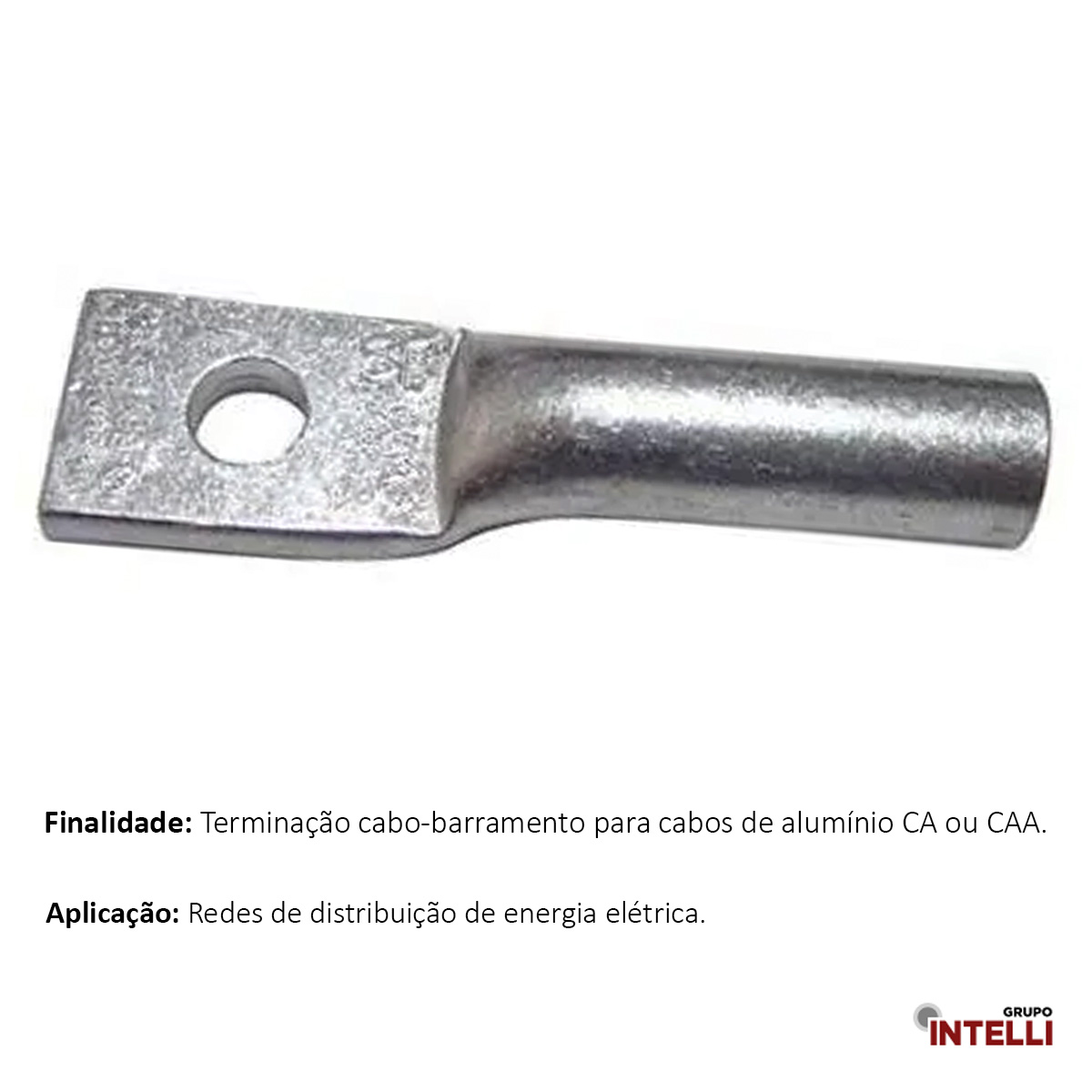 Terminal Compressão Cabo/Barramento 16Mm 1 Furo F=8Mm 5/16 (M8) 9483 Intelli