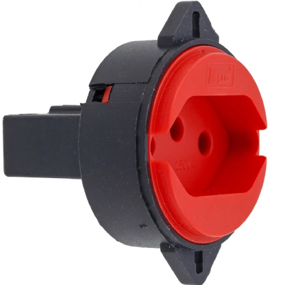 Tomada Embutir Piso 20A Vermelho - Blux