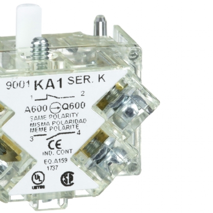 Bloco Contato Auxiliar Para Botão 1Na+1Nf 9001KA1 - Schneider Electric