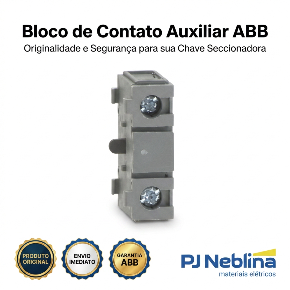 Bloco Contato Auxiliar P/Chave Seccionado Lateral Nf - Abb