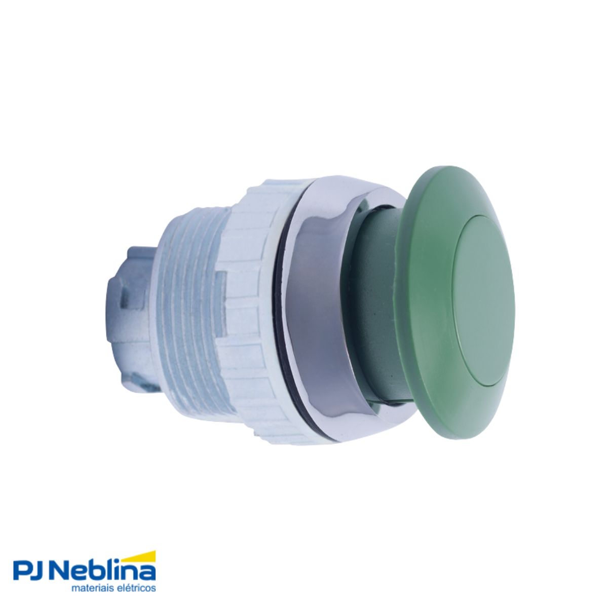 Botão Emergência Cogumelo 36 mm Pulsador 30 mm Zamak Verde 1Na+1Nf - Ace Schmersal