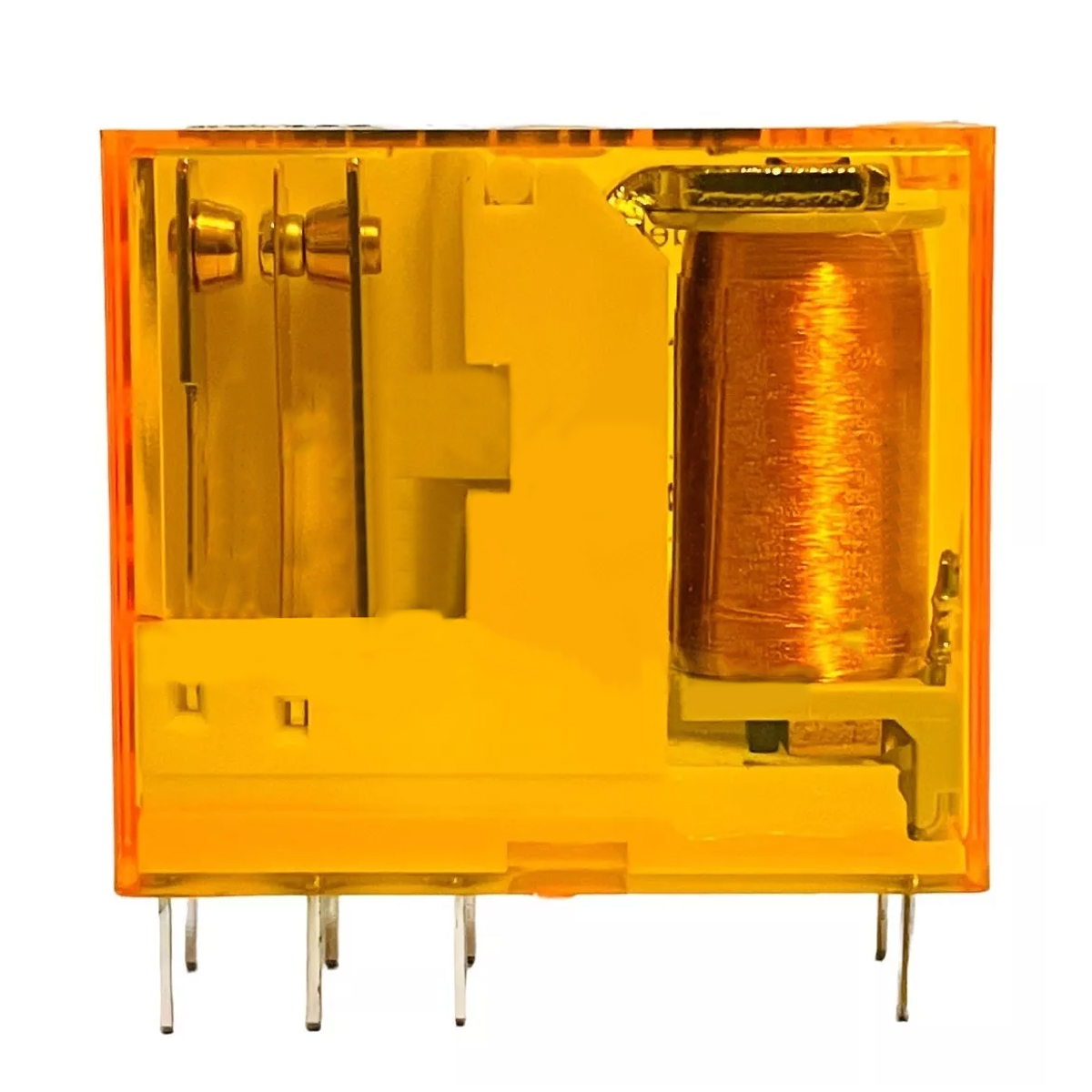 Mini Relé Para Circuito Interno 2 Contatos Reversíveis 8A 230Vac - Finder