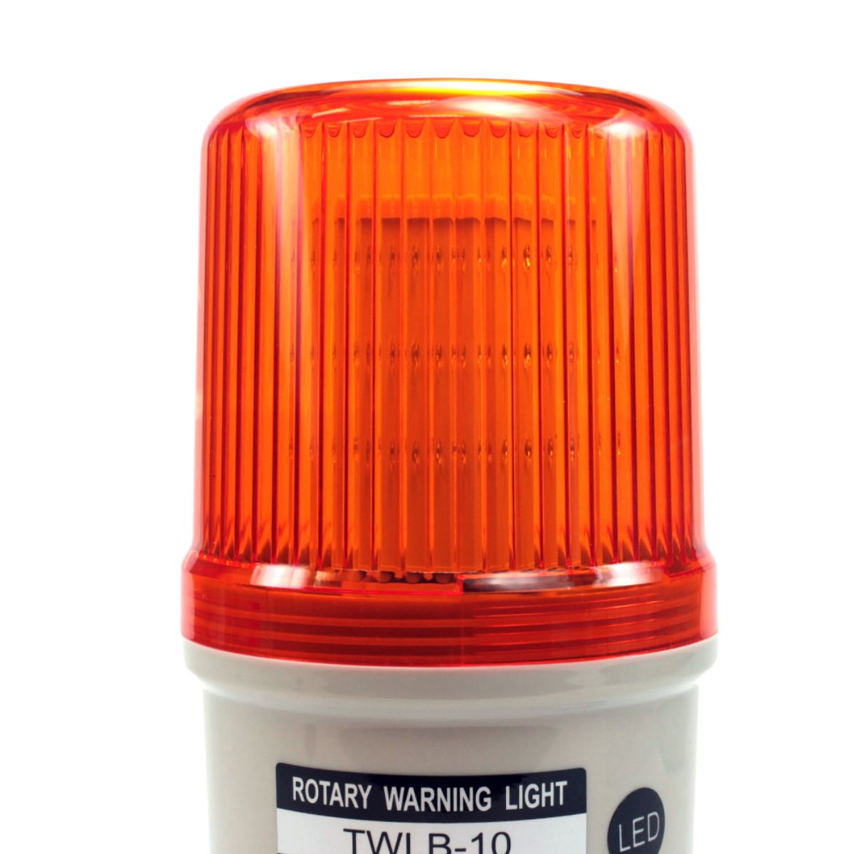 Sinalizador Luminoso Giroled Continuo 24V Led 100Mm Lr C/Buzzer - Metaltex