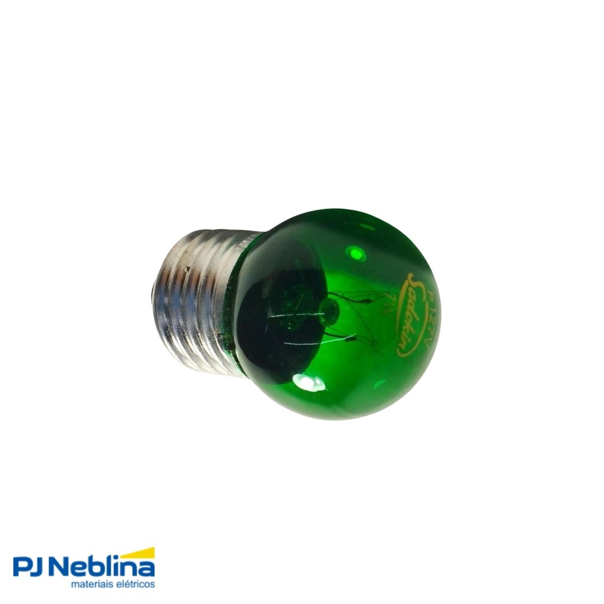 Lâmpada Incandescente Bolinha G35 7W 127V E27 Verde - Sadokin