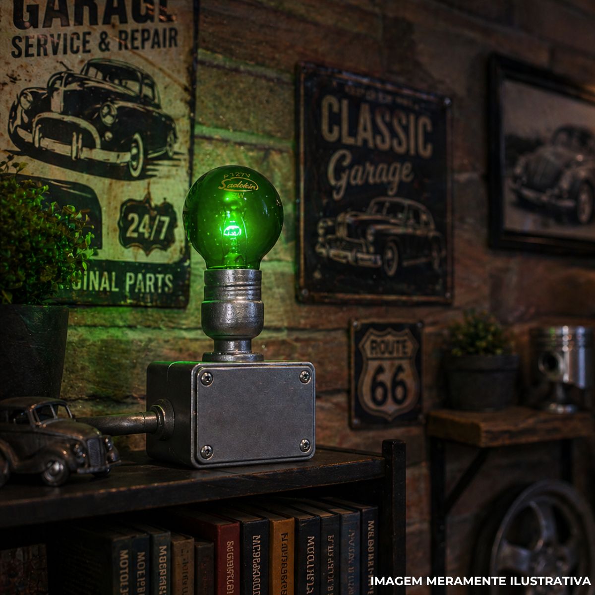 Lâmpada Incandescente Bolinha G35 7W 127V E27 Verde - Sadokin