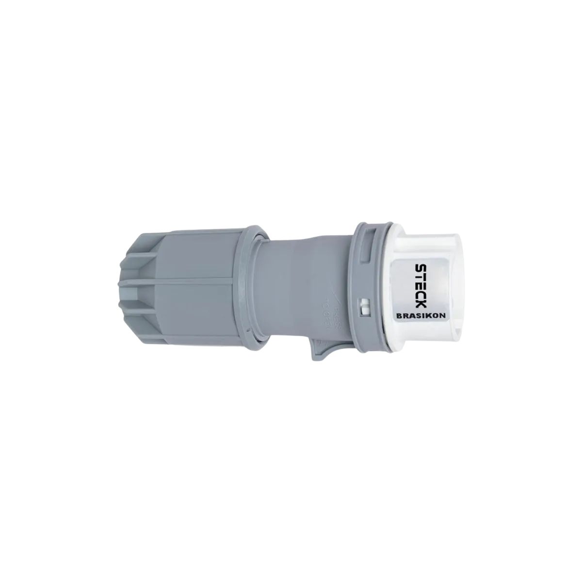 Plug Macho Móvel Termoplástico 3P 16A 42V Branco 12H - Steck