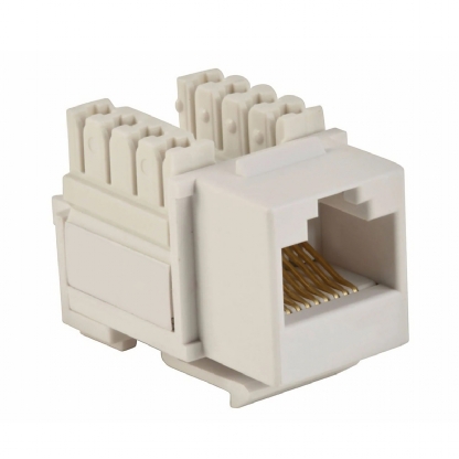 Conector Modular Keystone RJ11 Fêmea Cat3 Bege - Multitoc