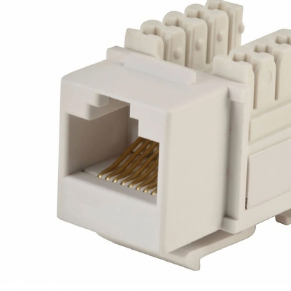 Conector Modular Keystone RJ11 Fêmea Cat3 Bege - Multitoc
