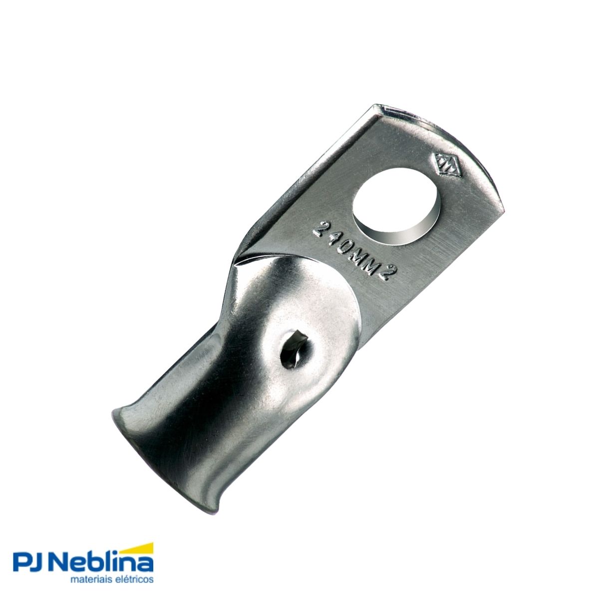 Terminal Compressao 120mm 1 Compr 1 Furo F=8,5mm 5/16 (m8)