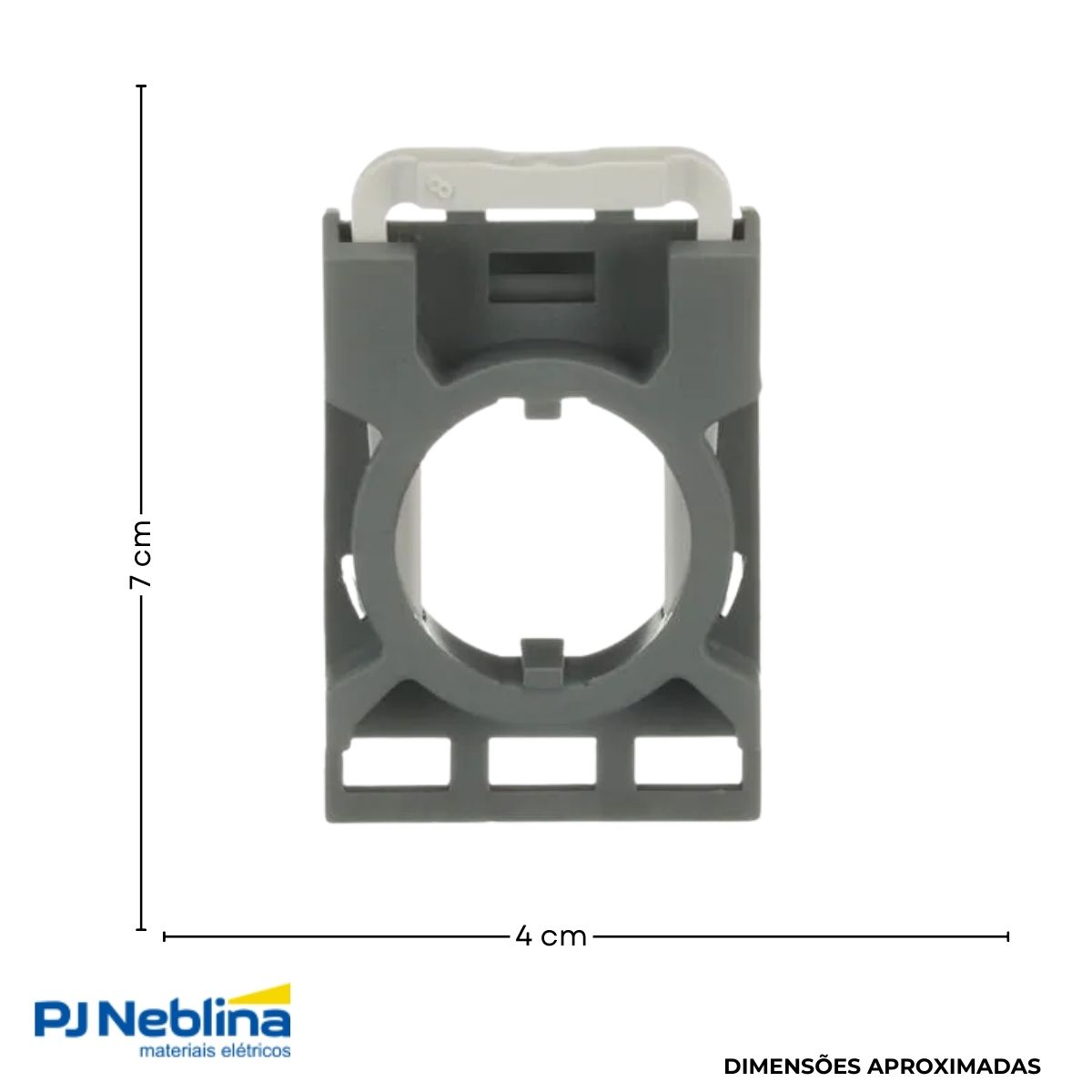Suporte Bloco Contato Auxiliar 3 Blocos - Abb